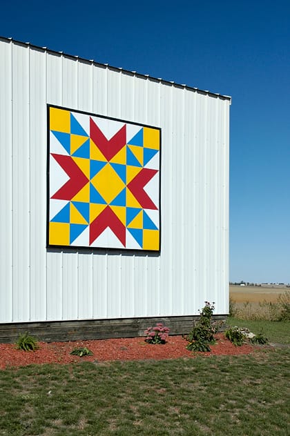 Ruth Beck | Black Hawk County Barn Quilts | Bird's Nest | Cedar Falls, Iowa