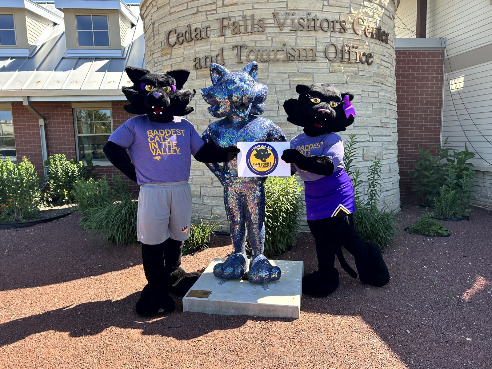 TC and TK at the Cedar Falls Visitor Center