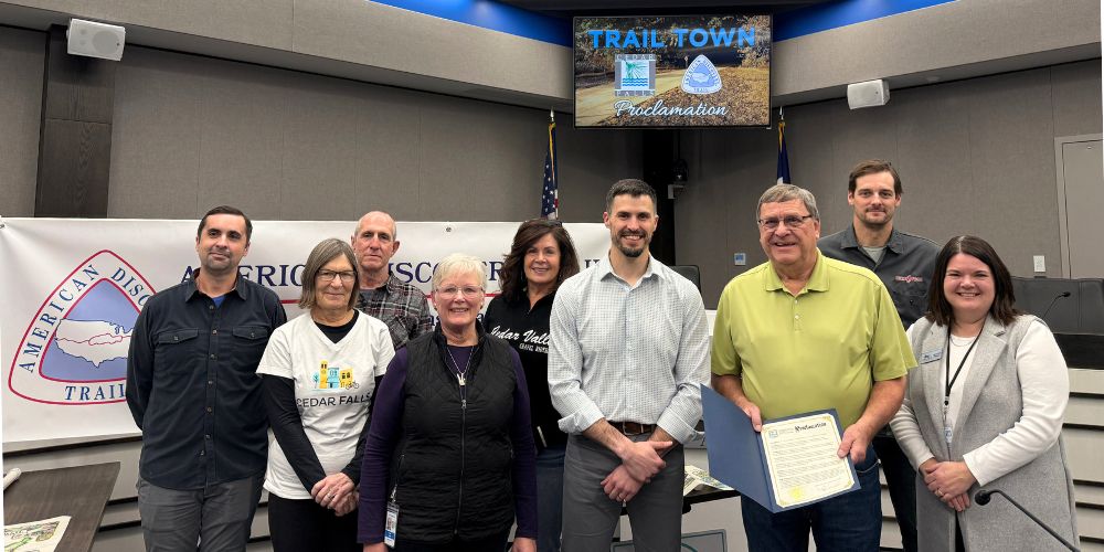 Trail Town Proclamation Cedar Falls Iowa